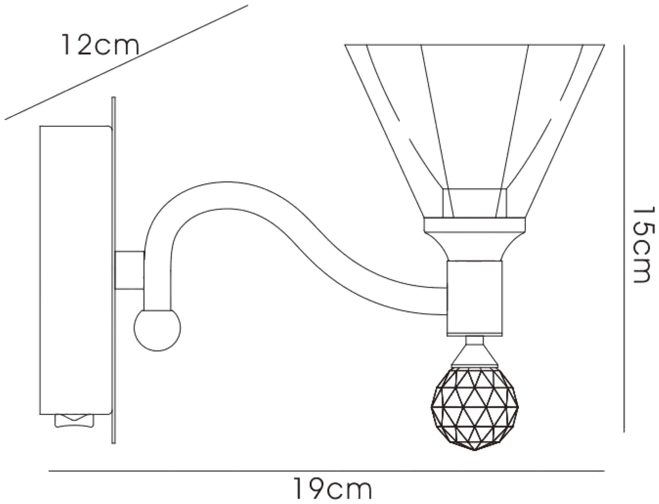 Neptune Wall Lights Diyas Armed Wall Lights